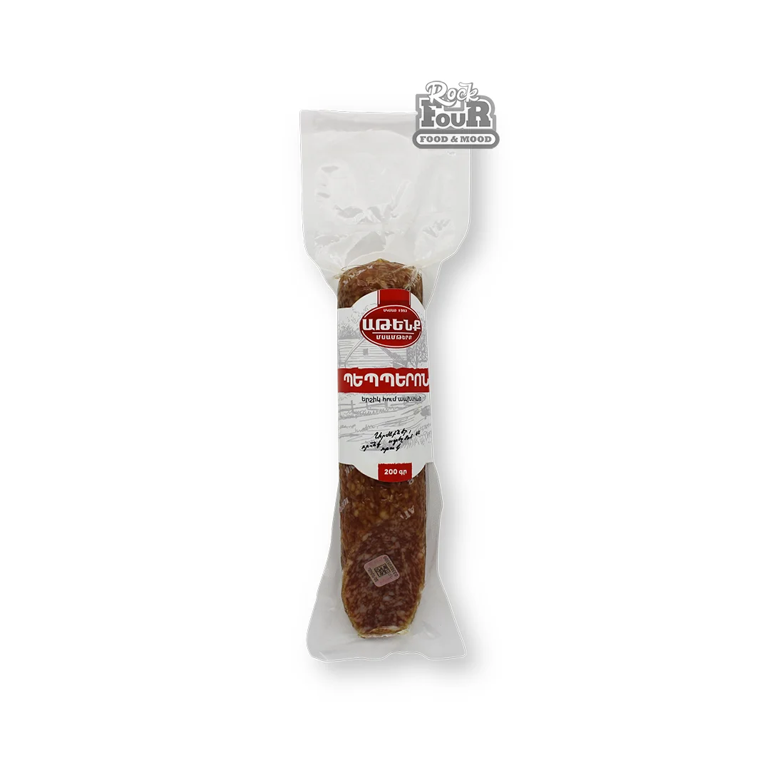 Raw smoked sausage "Atenk Pepperoni" 200g